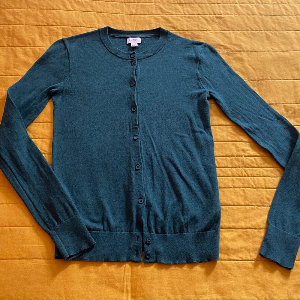 Classic J. Crew Cotton Cardigan - Picture 3 of 6